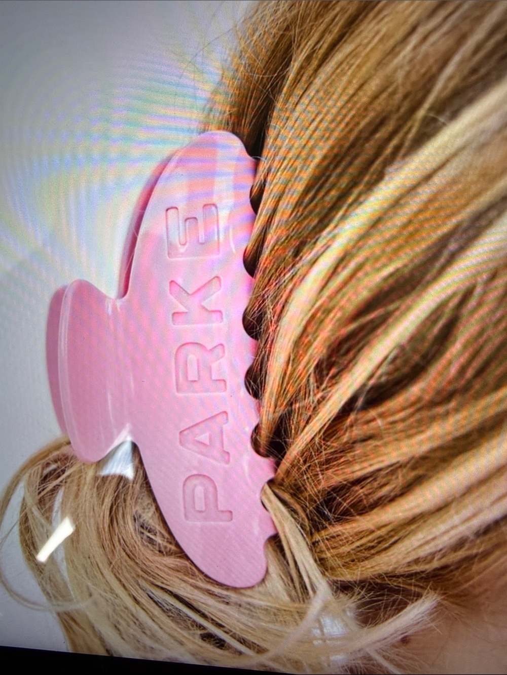 PARKÉ fairy Pink Hair Claw Clip